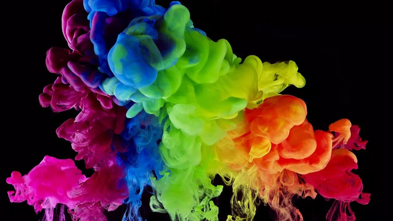 Ink Drops In Water Wallpaper