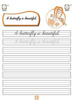 Cursive Writing for Sentences captura de pantalla 1