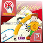 Cursive Writing Simple Words أيقونة