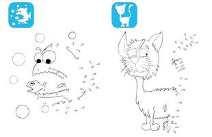 Dot to Dot Coloring Book Kids ポスター