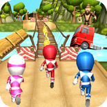 samurai heroes :  rangers run