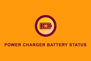 Power Charger Battery Status Affiche