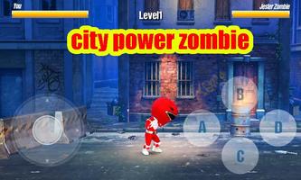 Power city zombies and ronge force Affiche