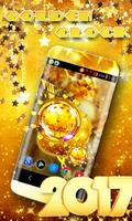 Golden Clock Live Wallpaper ảnh chụp màn hình 1