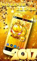 Golden Clock Live Wallpaper ảnh chụp màn hình 3