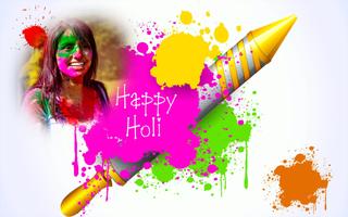 Holi Photo Frame poster