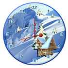 Snow Fall Clock ไอคอน