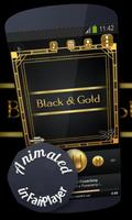 Black and gold Affiche