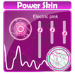 Electric pink Music Player Skin