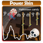 Halloween candy Music Player Skin icon