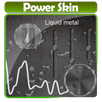 Liquid metal Poweramp Skin APK