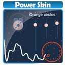Orange circles Music Player Skin APK