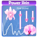 Pink orchid Music Player Skin APK