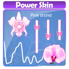 آیکون‌ Pink orchid Music Player Skin