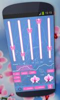 برنامه‌نما Pink orchid Music Player Skin عکس از صفحه