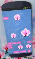 برنامه‌نما Pink orchid Music Player Skin عکس از صفحه