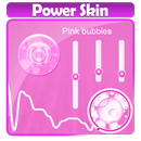Pink bubbles Music Player Skin APK
