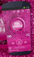 Pink glitter Music Player Skin 포스터