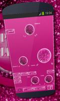 Pink glitter Music Player Skin 스크린샷 2