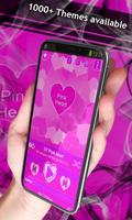 Poster Pink heart