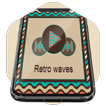Retro waves Music Player Skin