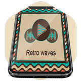 Retro waves icône
