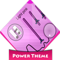 Light pink Poweramp Skin