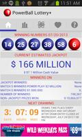 Powerball Lottery Board Affiche