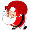 SANTA STICKERS LINE