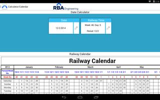 Railway Calendar screenshot 3