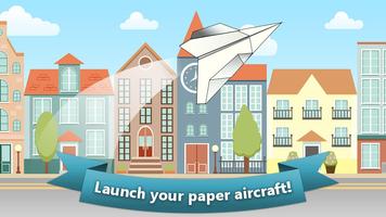 Glider.io: Paper Plane Flight পোস্টার