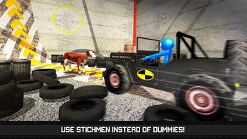 Stickman Car Crash Test Sim 3D screenshot 1