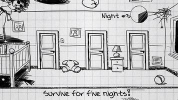Survival Nights at Stickman Mad House スクリーンショット 1