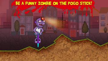 Zombie Pogo Stick Super Jumper Game Affiche