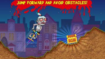 Zombie Pogo Stick Super Jumper Game capture d'écran 1