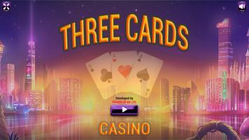 Three Card Casino Affiche