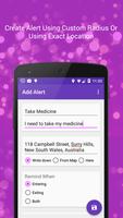 Geo Alert : Location Reminder capture d'écran 3