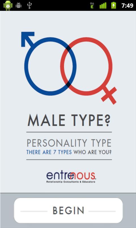 Personality male The 6