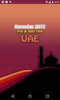 Ramadan Calendar 2017 UAE Affiche