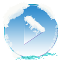 Poweramp Skin Blue Glacial APK