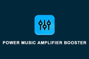 Power Music Amplifier Booster Affiche