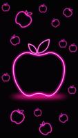 Neon Apple Live Wallpaper الملصق