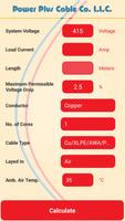 برنامه‌نما Cable Size Calculator عکس از صفحه