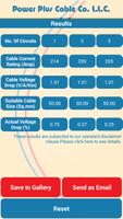 برنامه‌نما Cable Size Calculator عکس از صفحه