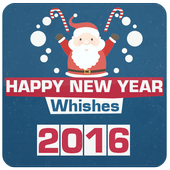 Happy New Year wishes 2016 icon