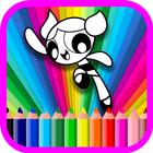 Powerpuff-Girls coloring book icon