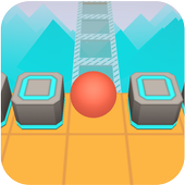 Scrolling Ball in Sky: casual rolling game Mod apk latest version free download
