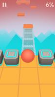 Scrolling Ball in Sky: jeu de roulage occasionnel Affiche
