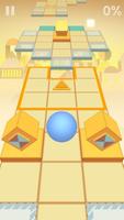 Scrolling Ball in Sky: jeu de roulage occasionnel capture d'écran 1