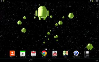 Droid Invasion 3D-Wallpaper 포스터